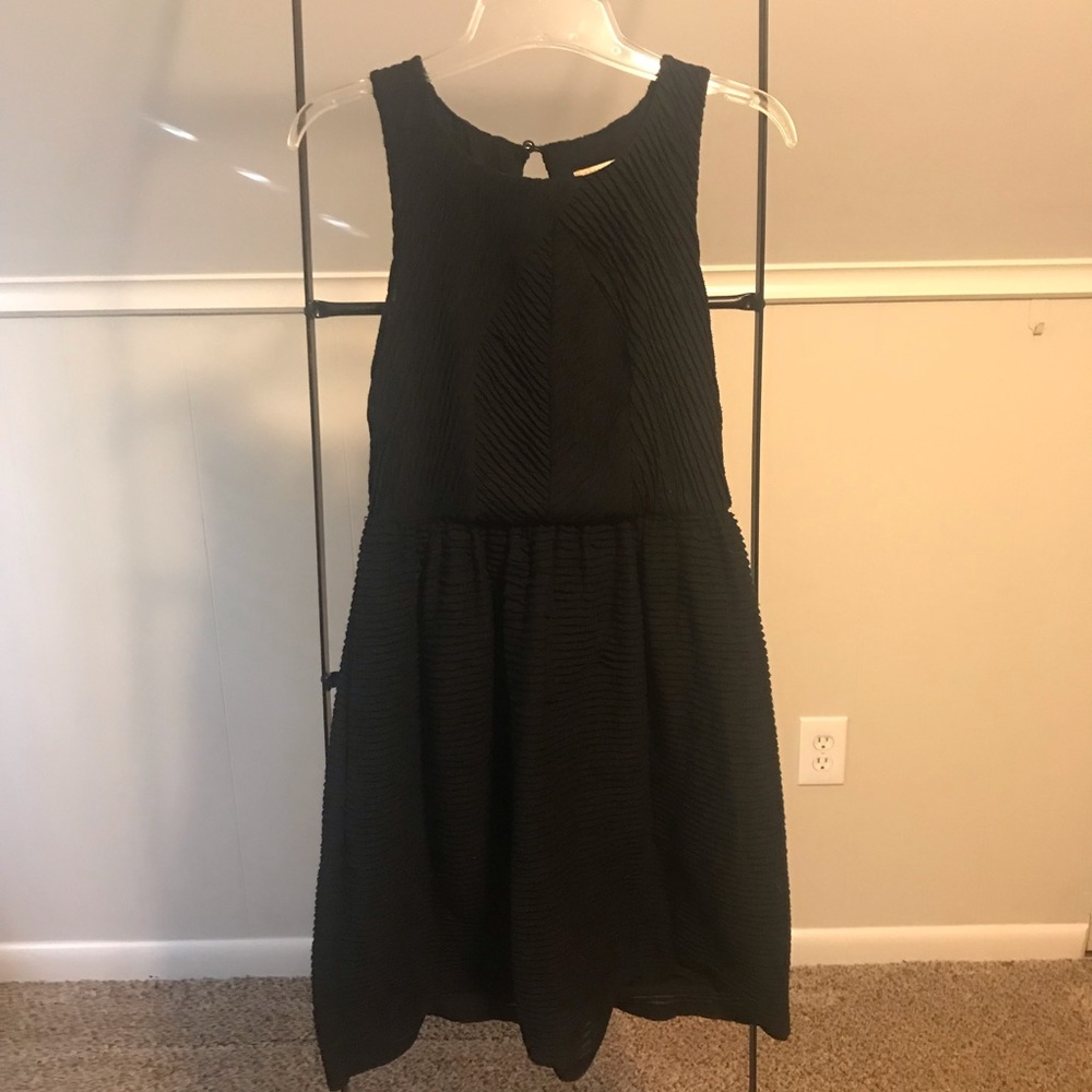 Anthropologie Bordeaux Black Tank Dress